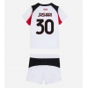 Camiseta AC Milan Ardon Jashari #30 Segunda Equipación Replica 2025-26 para niños mangas cortas (+ Pantalones cortos) Camiseta AC Milan Ardon Jashari #30 Segunda Equipación Replica 2025-26 para niños mangas cortas (+ Pantalones cortos)